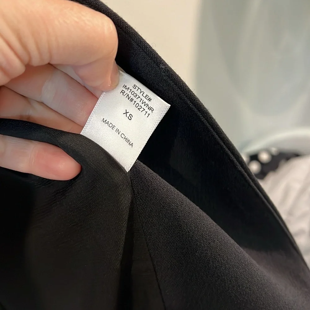 Harlowe and Graham - XS, black structured‎ jacket
